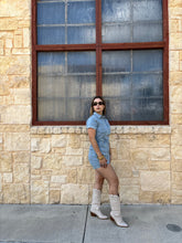 Load image into Gallery viewer, Looking Up - Denim Romper