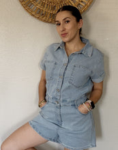 Load image into Gallery viewer, Looking Up - Denim Romper