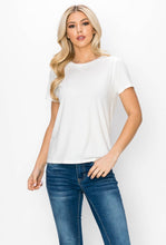 Load image into Gallery viewer, Stepping up - Basic Top in White