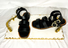 Load image into Gallery viewer, Go for it - Black Sandals