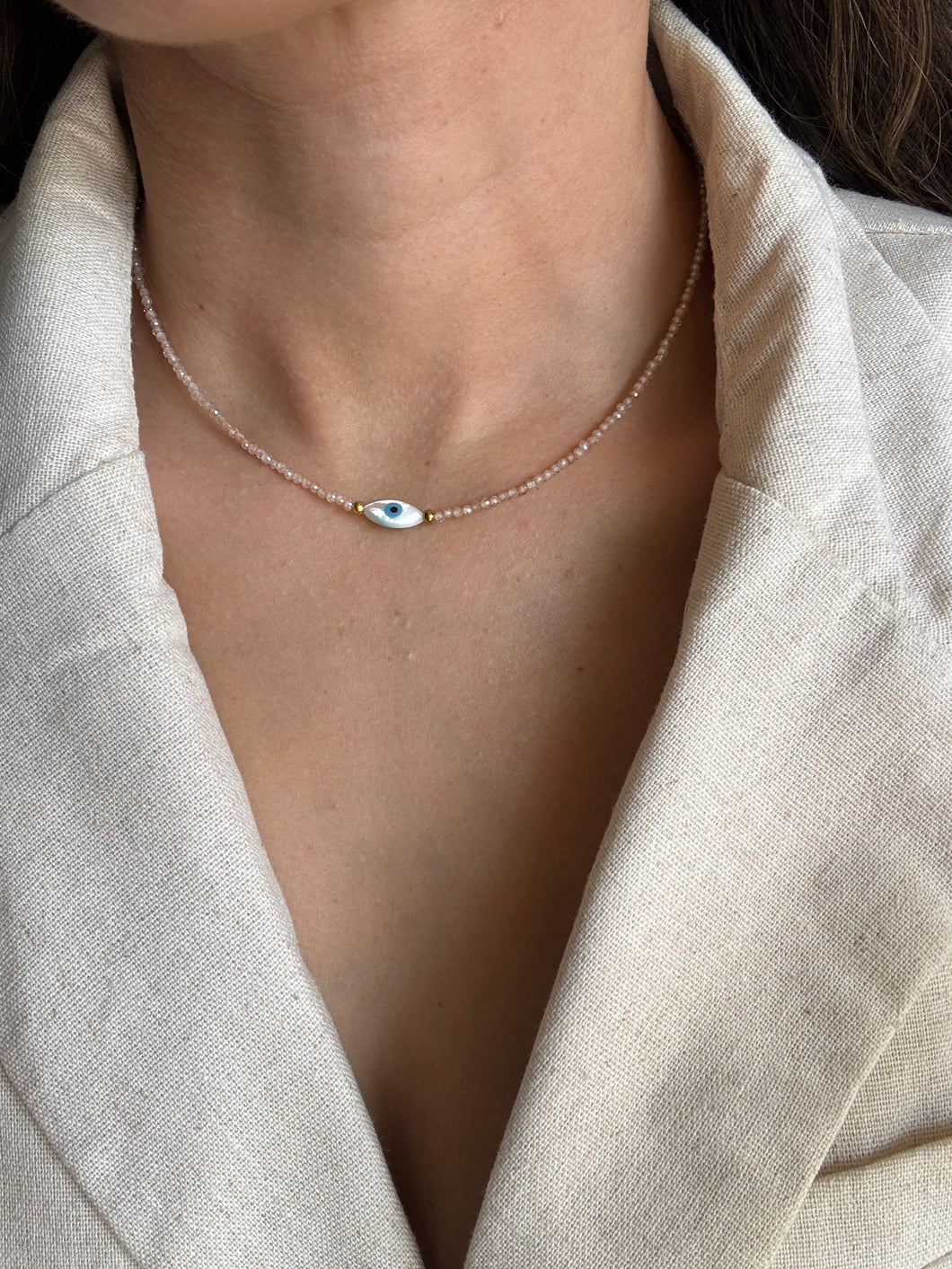 Evil Eye Crystal - Necklace