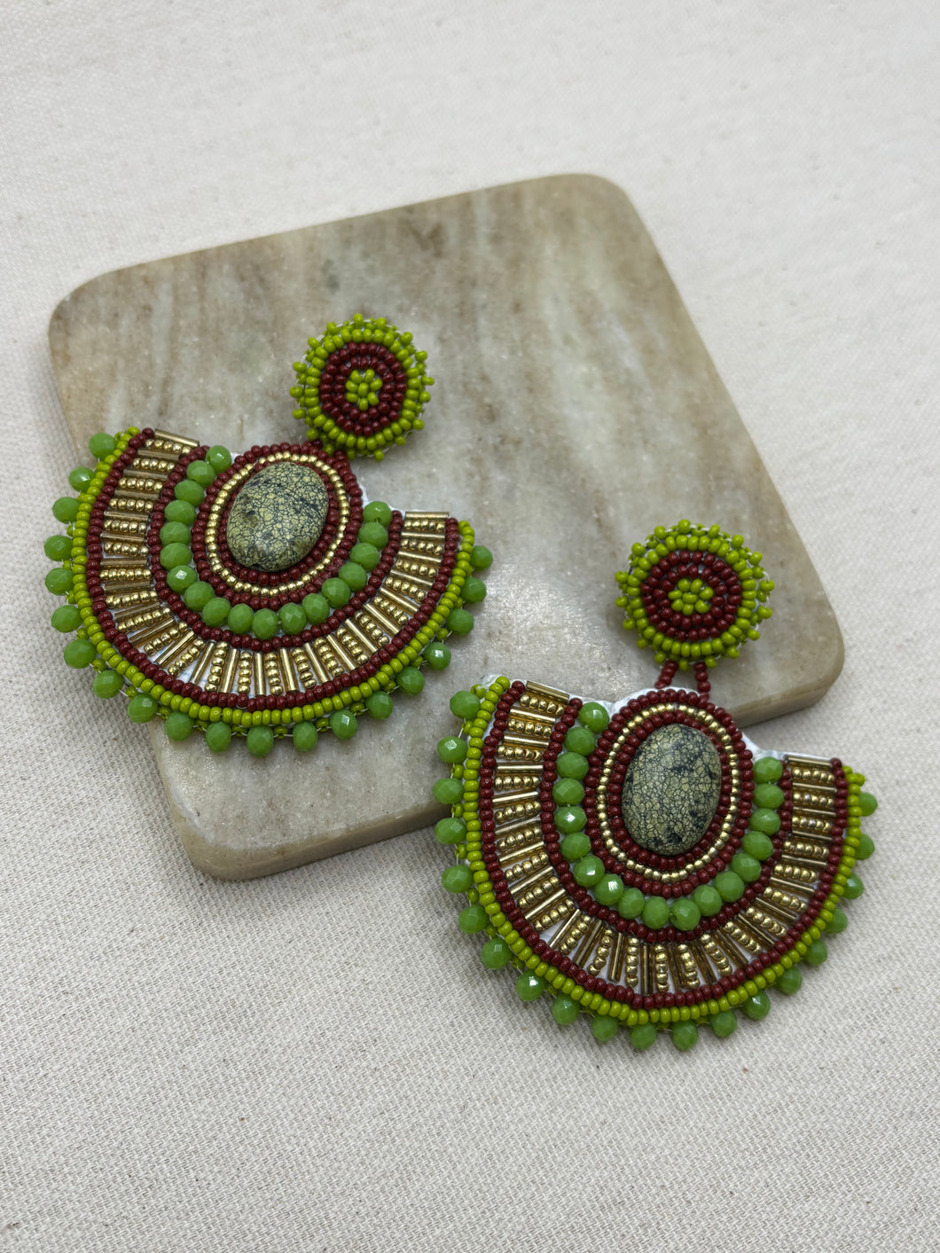 Dalia Earrings - Handmade