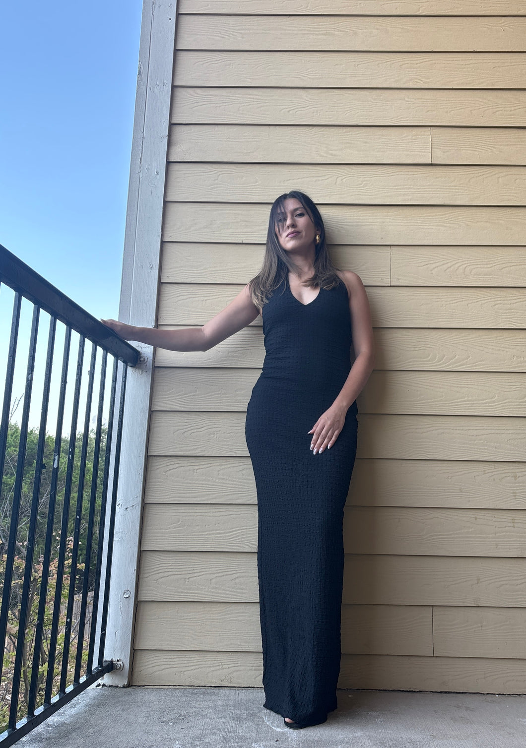 On The Right Path - Dress in black