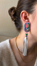 Load image into Gallery viewer, Lotus Flower Earrings
