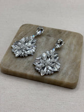 Load image into Gallery viewer, Pure Excellence Rhinestone Earrings - Silver
