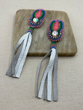 Load image into Gallery viewer, Lotus Flower Earrings
