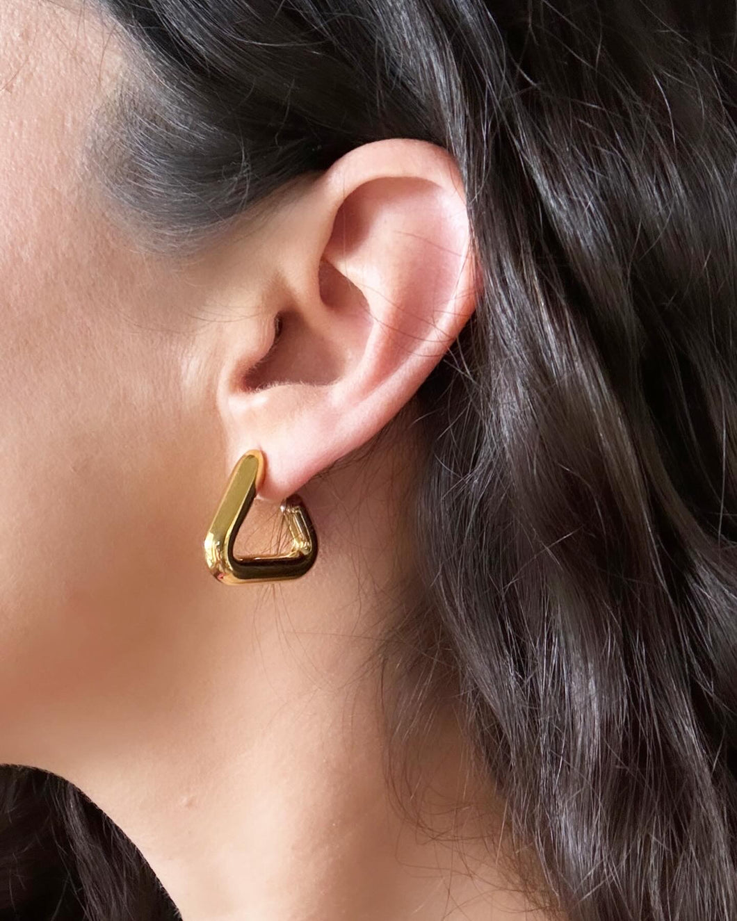 Triangle - Hoop Earrings
