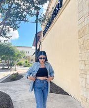 Load image into Gallery viewer, If I Have You - Oversized Denim Shirt
