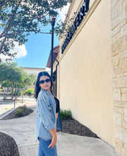 Load image into Gallery viewer, If I Have You - Oversized Denim Shirt
