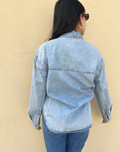 Load image into Gallery viewer, If I Have You - Oversized Denim Shirt
