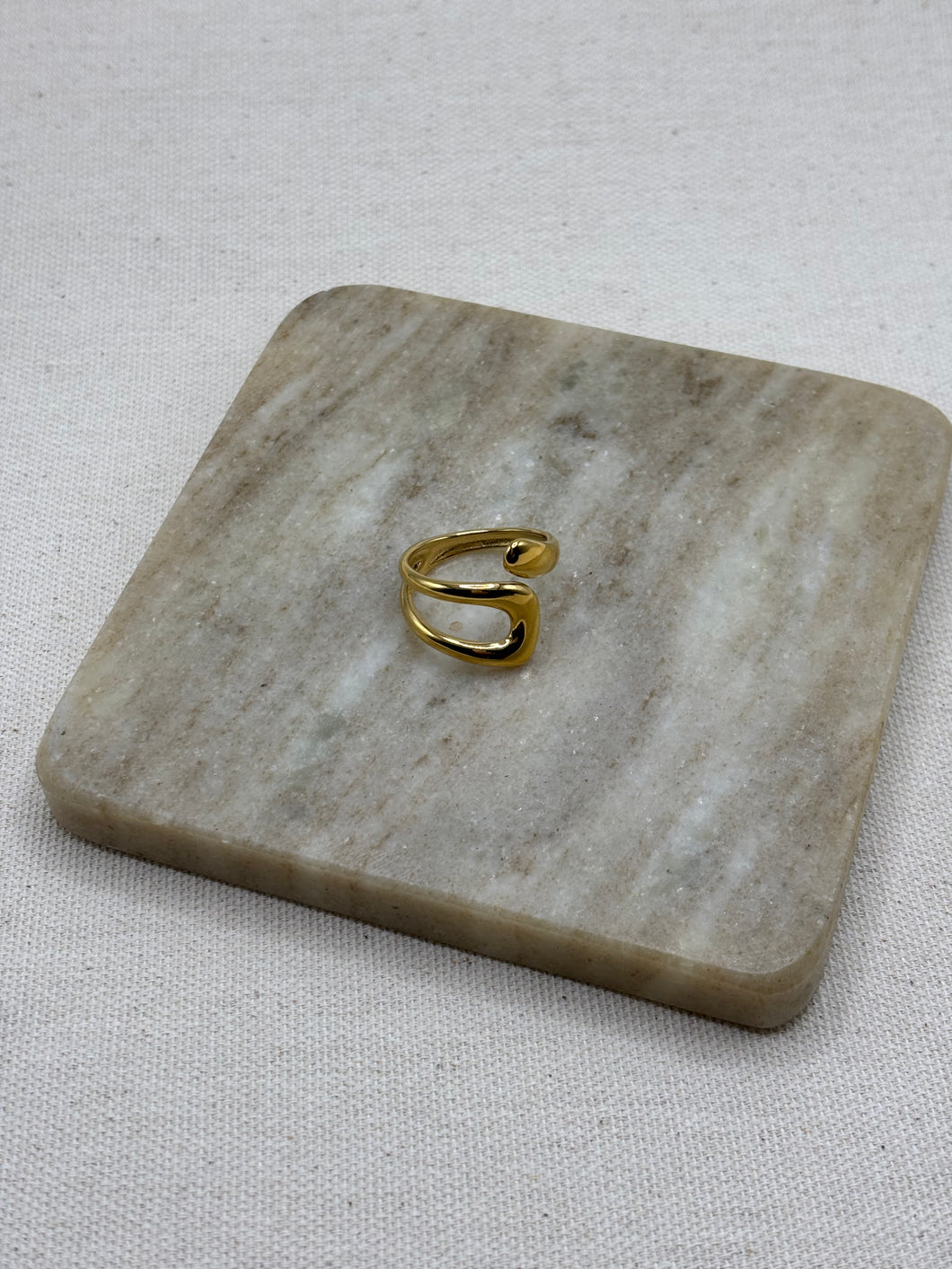 Focused on my path - Ring in Gold