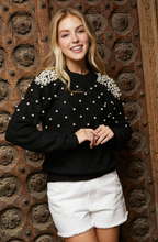 Load image into Gallery viewer, Be Strong - Sweater in Black
