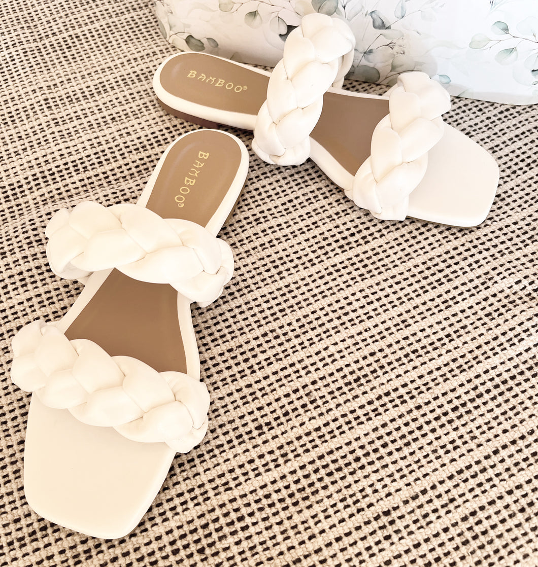 Just Add Sun - White Sandals