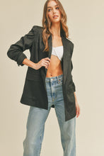 Load image into Gallery viewer, Without Limits- boyfriend blazer in Black
